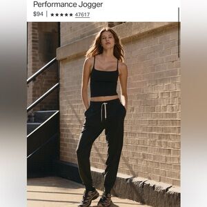 VUORI performance Black Jogger Pants women large